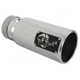 aFe SATURN 4S 4in SS Intercooled Exhaust Tip - Polished 4in In x 5in Out x 12in L Bolt-On buy in USA