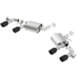 Borla 2016 Chevy Camaro V8 SS AT/MT ATAK Rear Section Exhaust w/ Dual Mode Valves Ceramic Black buy in USA