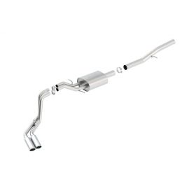 Borla 14 Silv/Sierra 1500 EC Std/CC Short 143.5in WB ATAK Dual Rolled Side Exit Cat-Back Exhaust buy in USA