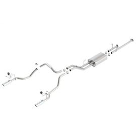 Borla 14-15 Toyota Tundra 4.6L/5.7L Crew Max SB DC SB Touring Cat Back Exhaust Dual Split Rear Exit buy in USA