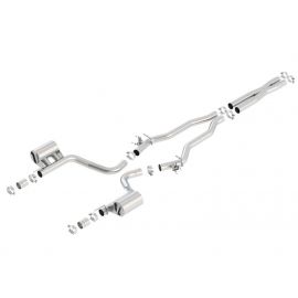 Borla 15-16 Dodge Charger Hellcat 6.2L V8 ATAK Catback Exhaust w/ Valves No Tips Factory Valance buy in USA