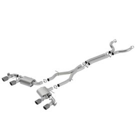 Borla 17-18 Chevrolet Camaro ZL1 6.2L V8 Atak Catback Exhaust w/ Dual Mode Valves CF Black Anod buy in USA