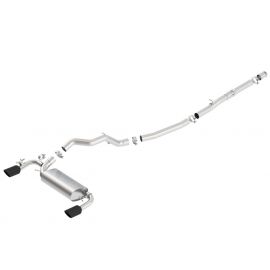 Borla 16-18 Ford Focus RS 2.3L MT AWD ATAK Catback Exhaust w/ Black Chrome Tip buy in USA