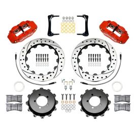 Wilwood Narrow Superlite 4R Rear Kit 12.88in Drilled Red 2012-Up Toyota / Scion FRS w/Lines buy in USA