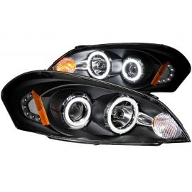 ANZO 2006-2007 Chevrolet Monte Carlo Projector Headlights w/ Halo Black buy in USA