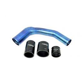 Torque Solution 2022+ Subaru WRX / 19-23 Subaru Ascent Titanium Top Mount Charge Pipe - Burnt Blue buy in USA