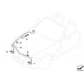 Genuine Right Driver Side OS Headlight High Pressure Nozzle 61 67 7 057 452 buy in USA