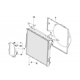 Genuine Radiator Mounting Plate Fixing Clamp buy in USA