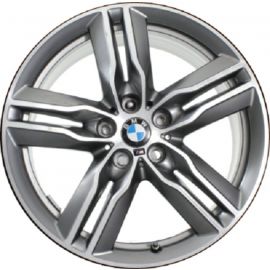 Genuine 18 Light Alloy Wheel Rim 5 Double Spoke 7.5J ET:51 Grey 36 10 7 850 456 buy in USA