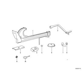 Genuine Wing Nut M8 07 11 9 924 040 buy in USA