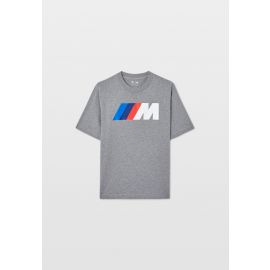 Genuine M Performance Logo T-Shirt Unisex Mens Womens Short Sleeved in Grey 80 14 2 864 096 buy in USA