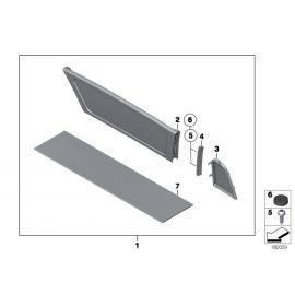 Genuine Fitting Kit For Wind Deflector Brackets Head Screw x4 Plug x4 51 16 8 228 760+07 14 7 129 67 buy in USA