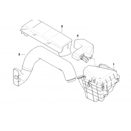 Genuine Air Intake Silencer Muffler 13 71 1 743 314 buy in USA