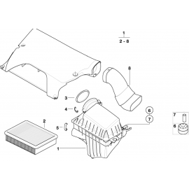 Genuine Air Intake Silencer Muffler 13 71 7 503 559 buy in USA