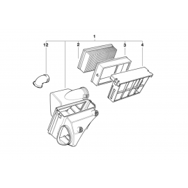 Genuine Air Intake Silencer Muffler 13 71 1 405 279 buy in USA