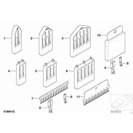 Genuine Fan Wiring Connector Insulation Housing Plug 9 Pole 61 13 1 393 721 buy in USA