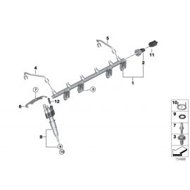 Genuine High Pressure Rail Injector Line Gasket Ring 13 53 7 584 315 buy in USA