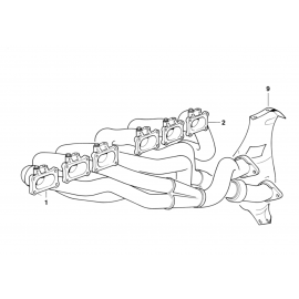 Genuine Exhaust Manifold Front 11 62 1 404 694 buy in USA