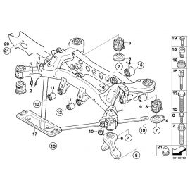 Genuine Hex Screw With Collar Hardware Fastener Rear Axle 33326768354 buy in USA