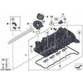 Genuine Cylinder Head Cover Gasket Set Replacement Spare 11 12 8 511 814 buy in USA