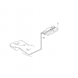 Genuine Fuel Tank Breather Line/Hose/Pipe 16 13 1 183 818 buy in USA