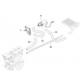 Genuine Cooling System Radiator/Engine Return Hose/Pipe buy in USA