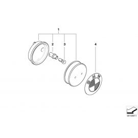 Genuine Additional Turn Indicator Lamp 63 13 7 165 733 buy in USA