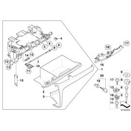 Genuine Front Lock Cylinder Repair Kit With 16 Retainers 51 16 7 001 461 buy in USA