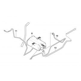 Genuine Fuel Tank Scavenge Air Line 16 13 1 184 443 buy in USA