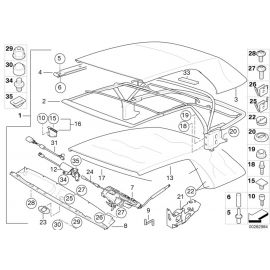 Genuine Folding Top Emergency Operation Crank 45x35 SW4 67 61 8 370 817 buy in USA