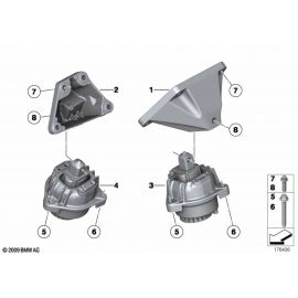 Genuine Right Engine Mount 22 11 7 935 142 buy in USA