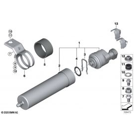 Genuine Fuel Filter Strainer With Heating 13 32 8 509 765 buy in USA