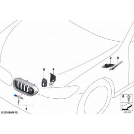 Genuine Front Right Driver Side OS Offside Grille First Edition 51 13 8 076 042 buy in USA