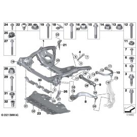 Genuine Left Tension Strut With Hydraulic Mount 31 10 6 861 151 buy in USA