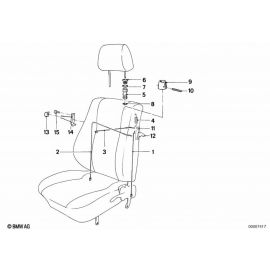 Genuine Sports Seat Unlocking Rope Release Cable Wire 681mm 52 10 8 106 309 buy in USA