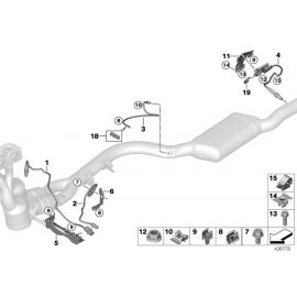 Genuine Lambda Probe NOX Sensor Emulator Nitrogen Oxide 11 78 7 587 130 buy in USA