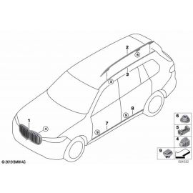 Genuine Front Grille Kidney Bumper Replacement Spare Part 51 13 8 745 730 buy in USA