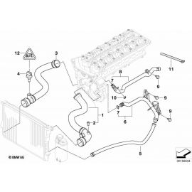 Genuine Heater Inlet Pipe Hose 11 53 1 705 210 buy in USA