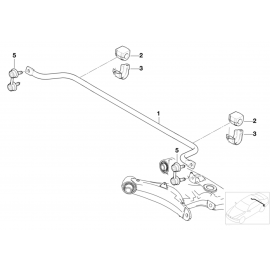 Genuine Suspension Stabilizer Anti-Roll Bar Rear 33 55 6 750 357 buy in USA