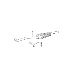 Genuine Exhaust Silencer/Muffler Bracket 18 21 2 244 038 buy in USA