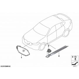 Genuine Right OS Light Module Holder MSP Fits G06 G06 LCI F96 63148097360 buy in USA