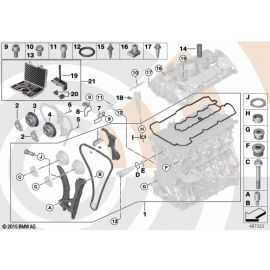 Genuine Adjustment Unit For Inlet Camshaft Intake Phaser 11 36 7 500 032 buy in USA