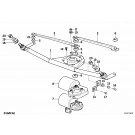 Genuine Window Windscreen Wiper Motor Crank Arm Bosch Spare 61 61 1 387 400 buy in USA