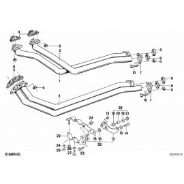 Genuine Front Exhaust Pipe Gasket Seal Replacement Spare 18 11 1 728 363 buy in USA