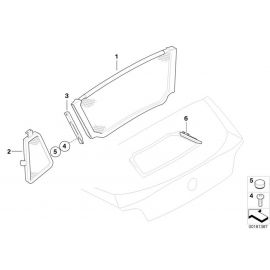 Genuine Wind Deflector Mounting Parts Set 54 34 7 117 749/54 34 7 117 75 buy in USA