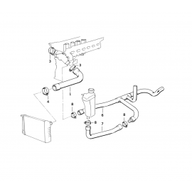 Genuine Cooling System Water Hose/Pipe 11 53 1 730 351 buy in USA