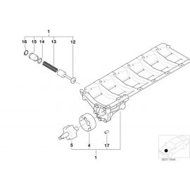 Genuine Lubrication System Oil Pump 11 41 7 507 350 buy in USA