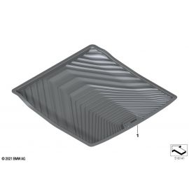 Genuine Fitted Luggage Compartment Car Boot Mat Basis 51 47 2 475 282 buy in USA