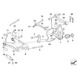 Genuine Rear Axle Support Wheel Suspension ABS Pulse Generator 34 52 6 756 376 buy in USA