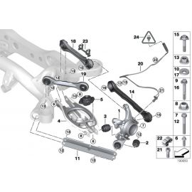 Genuine Rear Axle Support Securing Bolt M12 x 1.5 x 74 10.9 33 30 6 793 891 buy in USA